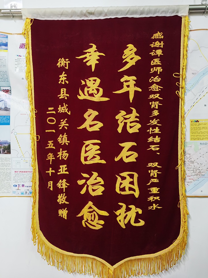 患者赠送谭丰良医师锦旗21