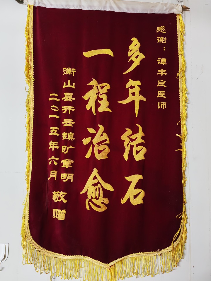 患者赠送谭丰良医师锦旗4
