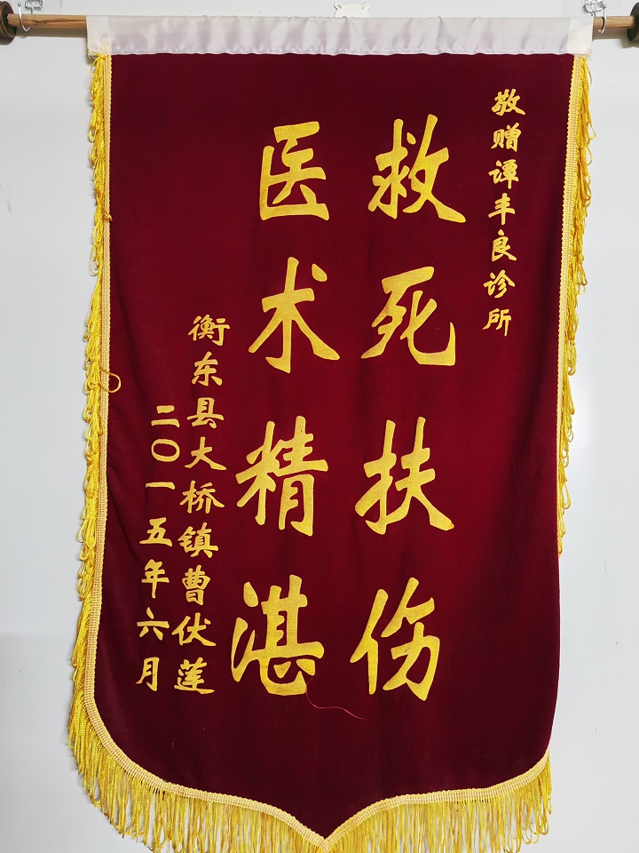 患者赠送谭丰良医师锦旗9